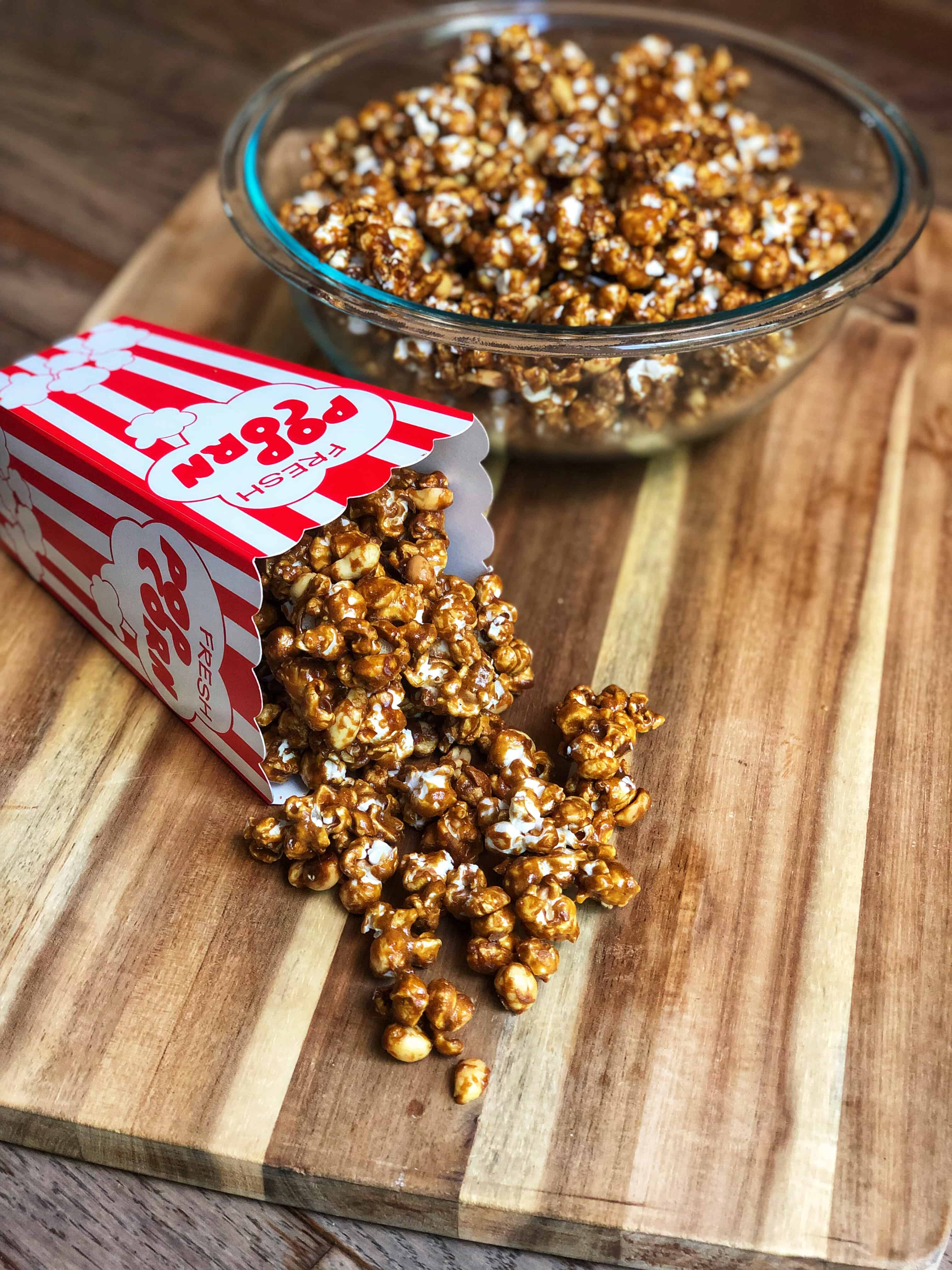 An Overflowing Box of Homemade Cracker Jacks