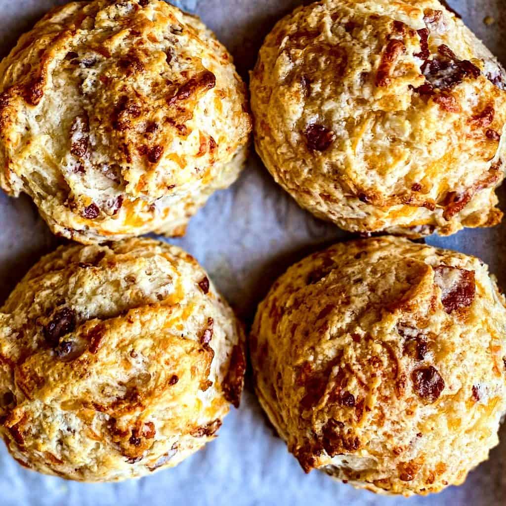 Cheddar and Bacon Buttermilk Biscuits