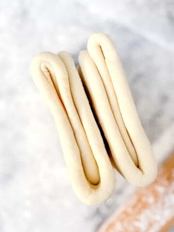 Folded view of Quick and Easy Rough Puff Pastry.