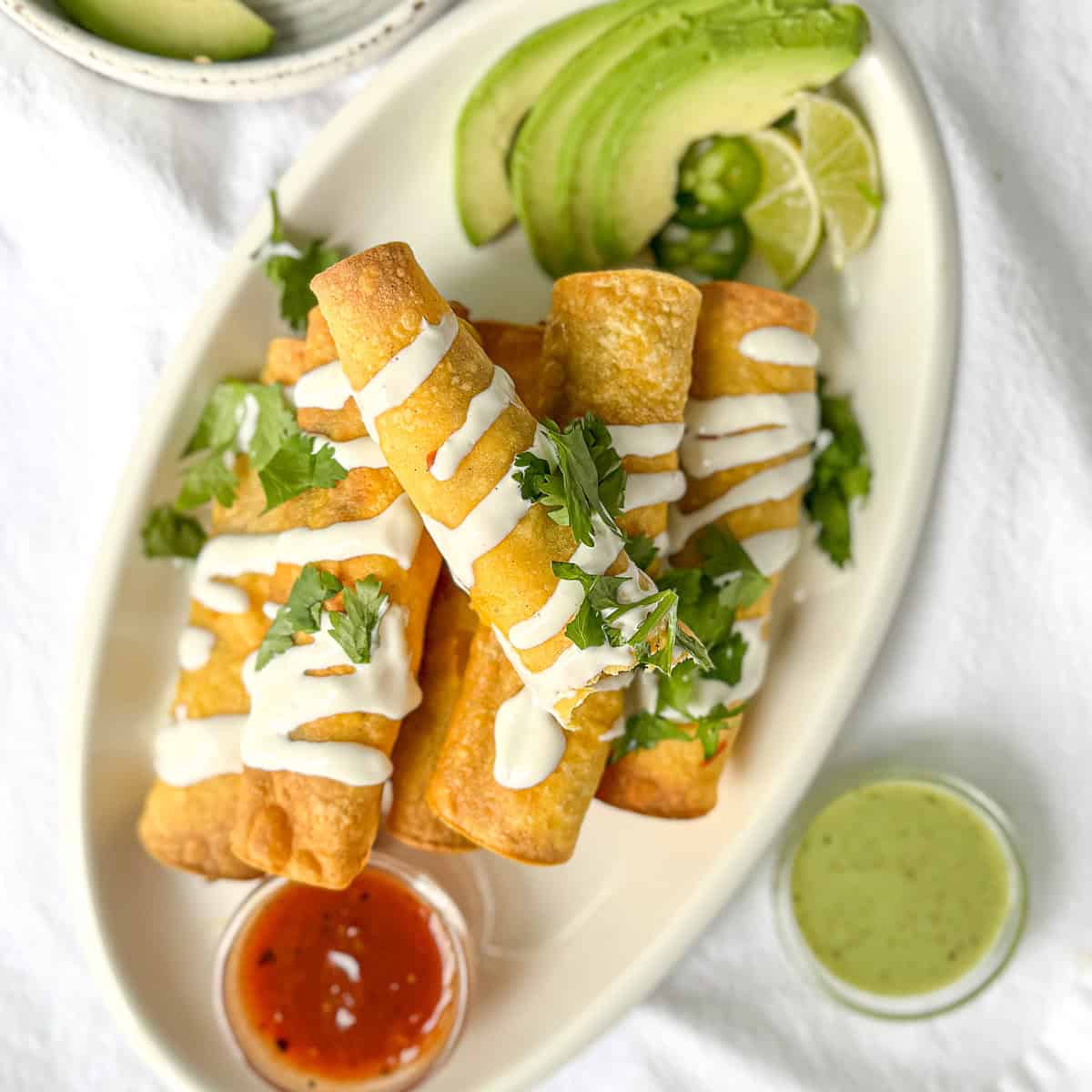 Sausage and Egg Baked Breakfast Taquitos